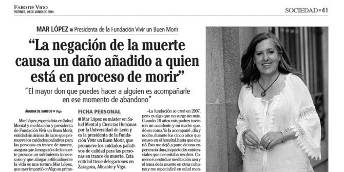 La negaci&oacute;n de la muerte causa un da&ntilde;o a&ntilde;adido a quien est&aacute; en proceso de morir